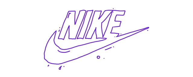 illustrated nike logo
