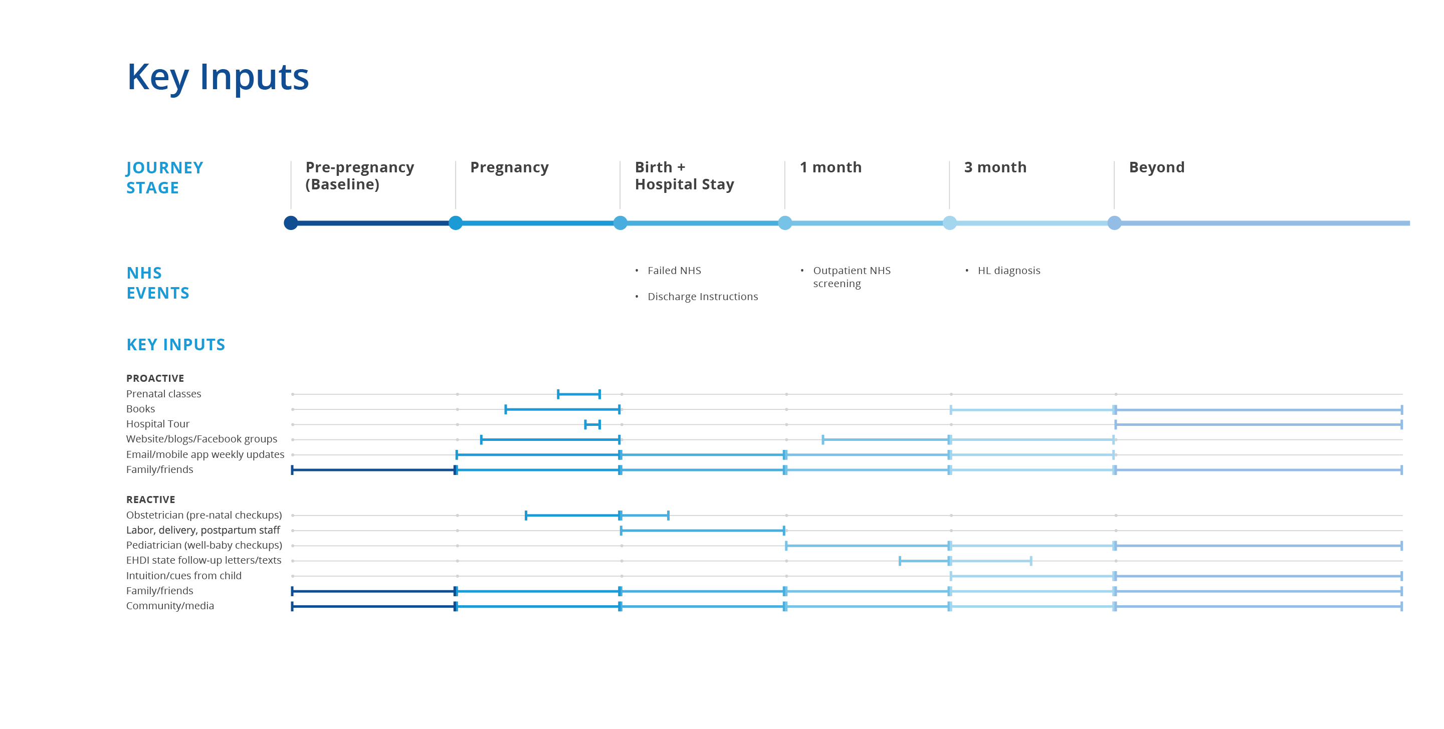 Visual Journey Map including Key Inputs